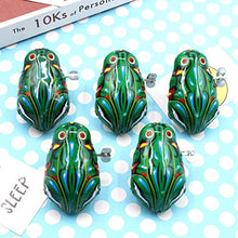 Load image into Gallery viewer, TOYANDONA 2pcs Jumping Frogs, Retro Classic Clockwork Frogs Toys Animal Wind up Toys for Kids Toddlers Party Favor
