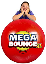 Load image into Gallery viewer, Wicked Mega Bounce XL - The World&#39;s Bounciest Inflatable Ball! Extra Large Bounce Ball for All Terrain Bounceability! Super Grip Graphics Outdoor Exercise Ball to Catch Easily. Blue or Red
