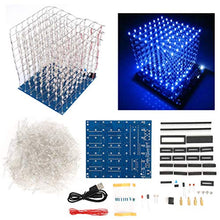 Load image into Gallery viewer, DIY Hand-Made Gift Light Squared Kit 8 Cube with PCB (Blue, Pisa Leaning Tower Type)
