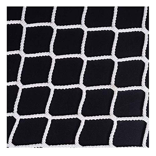 RZM Kids Stairs Balcony Netting Ball Stop Net for Football Field Basketball Court Golf Course Barrier Replacement Goal Net Protection Rope Truck Cargo Trailer (Color : White, Size : 13m(3.310ft))