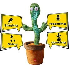 Load image into Gallery viewer, SFOOS Dancing Cactus, Cute and Funny Singing Cactus, Interesting Early Education Cactus Plush Toy, Dance + Singing + Recording + LED Lighting (120 Songs) Children&#39;s Gifts
