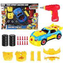 Load image into Gallery viewer, Liberty Imports Kids Take Apart Toys - Build Your Own Racing Vehicle Toy Construction Playset - Realistic Sounds and Lights with Tools and Power Drill (Race Car)
