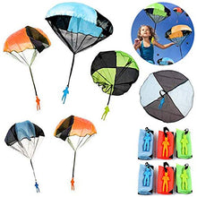 Load image into Gallery viewer, Liberty Imports 12 Pack Skydiver  Parachute Man Tangle Free Throwing Figures for Kids Outdoor Toys | Backyard Fun &amp; Party Favors (4 Inches)
