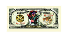 Load image into Gallery viewer, American Art Classics Set of 5 - Pirate Doubloon Million Dollar Bill
