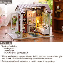Load image into Gallery viewer, TuKIIE DIY Miniature Dollhouse Kit, 1:24 Scale Wooden Mini Doll House Accessories with Furniture for Kids Teens Adults(Happy Times)
