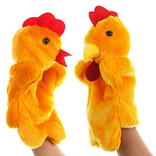 Load image into Gallery viewer, Coherny Funny Hand Puppet Plush Puppets Cartoon Cock Hen Doll Baby Toys Hand Novelty Gag Toys Gags Jokes Kid Gift Party Favor for Boy Girls 27cm

