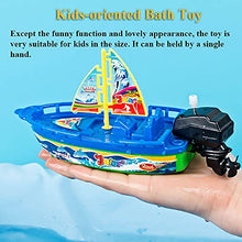 Load image into Gallery viewer, NEXTAKE Wind-up Boat Bathtub Toy, Funny Windup Motorboat Yacht Bath Toy Pull and Go Yacht Water Toy Jet Ski Yacht Tub Toy (Motorboat+Amphibious Yacht)
