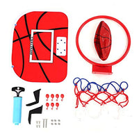 Vbest life Indoor Adjustable Toy Basketball Plate Set, Children Mini Basketball Plate Toy with Hoop for Children's Indoor Toy(Plastic Hook)