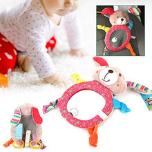 Load image into Gallery viewer, Auto Mirror Baby Toy Mirror Shaped Cute Plush Rearview Mirror Baby Car Accessories(Puppy)
