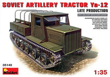 Load image into Gallery viewer, Miniart 1:35 Scale Ya-12 Late Prod Soviet Artillery Tractor Plastic Model Kit
