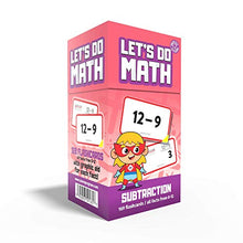Load image into Gallery viewer, S.T.O.R.M. Subtraction Flash Cards for School Grade Math Flash Cards | Subtraction Activity | Math Games for Kids
