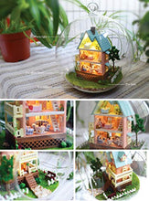 Load image into Gallery viewer, Flever Dollhouse Miniature DIY House Kit Creative Room with Furniture for Romantic Artwork Gift (Cute Mini Villa)
