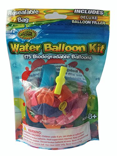 Water Sports 80081-7 Water Balloon Refill Kit with 175 Biodegradable Balloons , Green