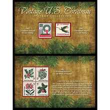 Load image into Gallery viewer, American Coin Treasures Vintage Christmas Stamps Holiday Decor | Genuine United States Postage Stamps Over 50 Years Old Mint State Condition | Stocking Stuffer Gifts
