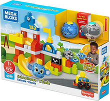 Load image into Gallery viewer, Mega Bloks Peek A Blocks Schoolhouse with Big Building Blocks, Building Toys for Toddlers (42 Pieces)
