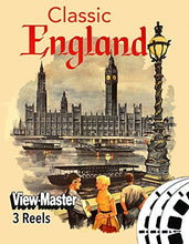 Load image into Gallery viewer, England - Classic ViewMaster - New 3 Reel Set - 21 3D Images from The 1960s
