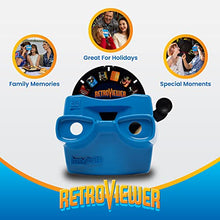 Load image into Gallery viewer, IMAGE3D Custom Viewfinder Reel Plus Blue RetroViewer - Viewfinder for Kids, &amp; Adults, Classic Toys, Slide Viewer, Discovery Toys, Retro Toys, Vintage Toys, May Work in Old Viewfinder Toys with Reels
