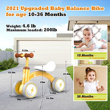 Load image into Gallery viewer, Baby Balance Bikes, Upgraded Toddler Bikes 10-36 Months Gifts for 1 Year Old Boys Girls, Cute Kids Riding Toys with Soft Seat &amp; Silence Wheels to Train Baby Standing and Running for Indoor and Outdoor
