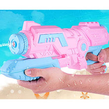 Load image into Gallery viewer, jojofuny Water for Kids Super Water Pistols 1000ML Big Water with 6- 10 Meters Range Pump Water Guns Large Squirt Guns Blaster Toy for Party Swimming Beach Pool 38x20x3. 5cm ( Random Color )
