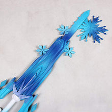 Load image into Gallery viewer, Vorwind Geams Kingdom Hearts III Cosplay Sora Crystal Snow Prop Toy Keyblade Blue
