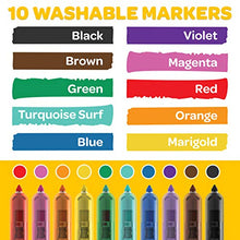 Load image into Gallery viewer, Crayola Washable Markers with Retractable Tips, Clicks, School Supplies, Art Markers, 10 Count
