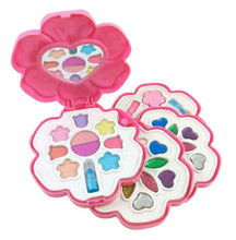 Load image into Gallery viewer, Liberty Imports Petite Girls Flower Shaped Cosmetics Play Set - Fashion Makeup Kit for Kids
