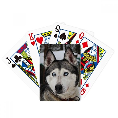 DIYthinker Dog Animal Snow Husky Photography Poker Playing Magic Card Fun Board Game