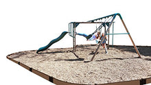 Load image into Gallery viewer, Uptown Brown Curved Playground Border 16&#39; - 1&quot; profile
