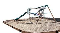 Uptown Brown Curved Playground Border 16' - 1