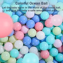 Load image into Gallery viewer, JIAOAO 50 Pcs Colorful Toddler Ball Pit,Bpa Free Crush Proof Plastic Ball Soft Plastic Mini Play Balls Baby Toddler Ball Pit Colorful Playground Toy Balls for Baby and Toddler.
