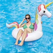 Load image into Gallery viewer, 3PCS Pool Floats Adult Set - Unicorn + Flamingo + Watermelon Inflatable Beach Floaties Swimming Ring Toys for Adults, Kids 8-12,Teenager Water Party Supplies
