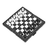 International Chess Set 5.2''x5 '' International Travel Chess Set with Portable Plastic Folding Chess Set for Kids/Adults Party Game Family Activity Game Chess