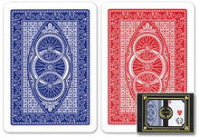Load image into Gallery viewer, Da Vinci Ruote, Italian 100% Plastic Playing Cards, 2 Deck Poker Size Set, Regular Index, W/2 Cut Ca
