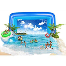 Load image into Gallery viewer, ZHKGANG Rectangular Swimming Pool Children&#39;s Marine Ball Pool Home Thickening Pool Center Water Toy Garden Baby Paddling Pool,Blue-21014565cm
