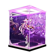 Load image into Gallery viewer, SNH Onmyoji Division SR-Style God White Wolf Model Display Box LED Light Frame Handmade PVC Figure Model GK Display Box Dust Cover (Color : No Light)
