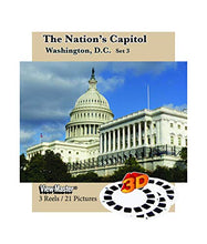 Load image into Gallery viewer, ViewMaster - Washington, D.C.- Capitol 3 Reel Set- 21 3D Images from The 1990s
