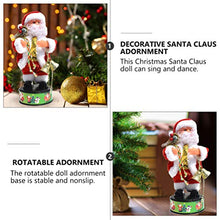 Load image into Gallery viewer, PRETYZOOM Rotatable Singing Santa Claus Christmas Santa Claus Figurine Electric Christmas Doll Toy Christmas Table Ornament Festival Present
