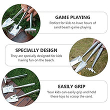 Load image into Gallery viewer, NUOBESTY Garden Tools Set 3pcs Stainless Steel Shovel Rake Planting Hand Shovels Mini Garden Rake
