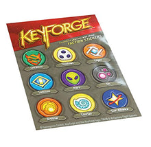 Load image into Gallery viewer, Keyforge Gemini Deck Box | Double-Sleeved Card Storage Card Game Protector | Holds a Full Keyforge Deck | Self-Locking Flap | Includes Customizable Faction Stickers | Black Color | Made by Gamegenic
