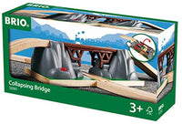 BRIO World - 33391 Collapsing Bridge | 3 Piece Toy Train Accessory for Kids Age 3 and Up