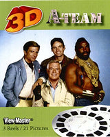 A-TEAM - 1980's TV Show - Classic ViewMaster - 21 3D images - 3Reel Set