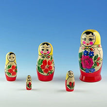 Load image into Gallery viewer, BestPysanky Set of 5 Blank Unpainted Wooden Nesting Dolls 5.75 Inches
