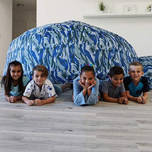 Load image into Gallery viewer, The Original AirFort Build A Fort in 30 Seconds, Inflatable Fort for Kids (Ocean Camo)
