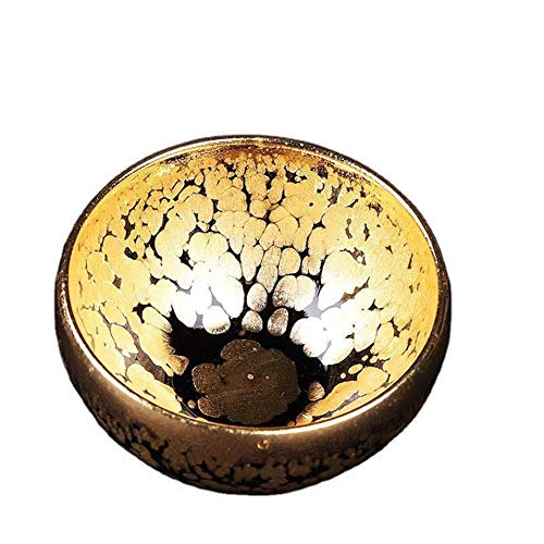 A1 Calendula Oil Droplets Amber Pottery tire Iron Cup Ceramic Tea Cup ( Color : Oil Drop )