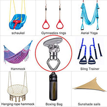Load image into Gallery viewer, BeneLabel Swing Hanger with 2 Bearing, 800 LB Capacity, Safest Rotational Device Hanging Accessory for Aerial Silks Dance, Web Tree Swing Set, Yoga Swing Sets
