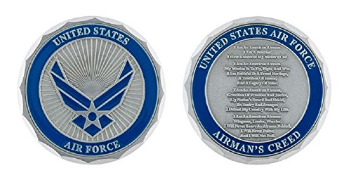 US Air Force Airman's Creed Challenge Coin