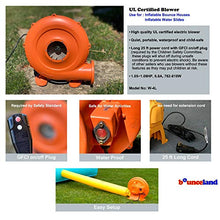 Load image into Gallery viewer, Safest Inflatable Bounce House and Water Slide Blower, W-4L Blower with GFCI Plug and 25 ft Power Cord. No Need to use Extension Cord
