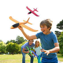 Load image into Gallery viewer, Foam Airplanes for Kids Toddler 3 Flight Mode 13.5&quot; Foam Glider Stunt Airplane Toy for 3+ Year Old Model Airplanes Kits Aircraft Hand Throwing Planes Flying Aeroplane Birthday Party Favor Gift 4pcs
