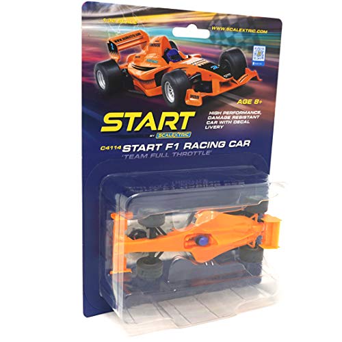 Scalextric Start F1 Style Racing Car Team Full Throttle 1:32 Slot Race Car C4114
