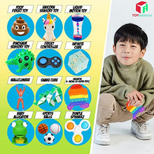 Load image into Gallery viewer, TOYINSTINCTS | 50 Sensory Fidget Toys Set for Kids | Pop Its It Mini Poppers to Reduce Anxiety and Stress| Popit Popitsfidgets for Fine Motor Skills and Function | Fidget Toy Box for Self Regulation
